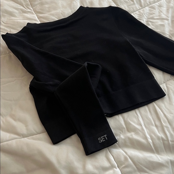 SET Active Sculptflex Sculpt Zip Up Jacket, Onyx black color, size women's small - Picture 2 of 3